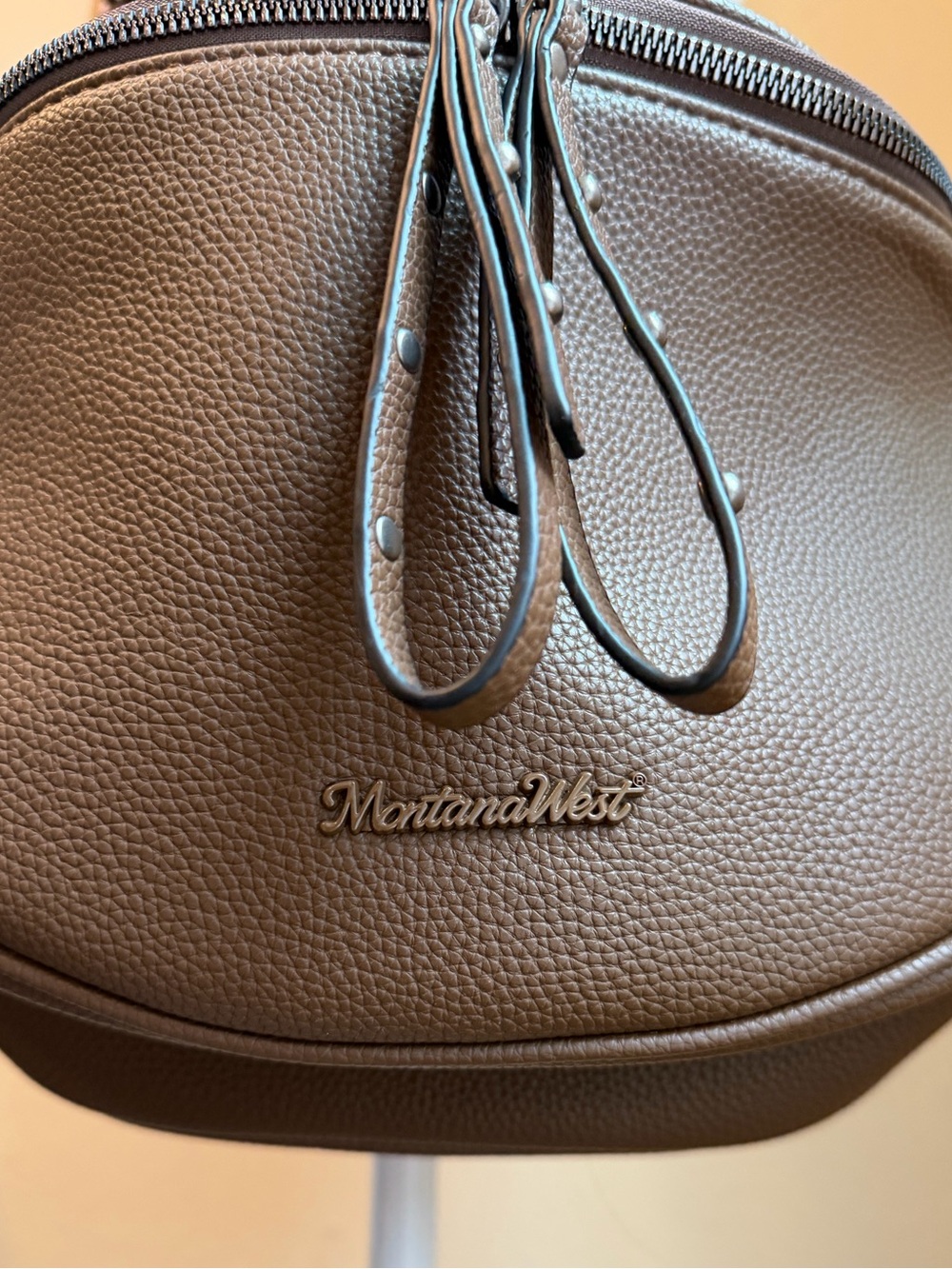 🤎Montana West Leather Brown Crossbody Bag. Like new/ NWOT
